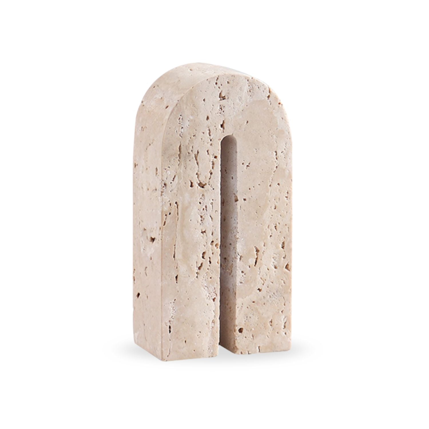 Arco Escultural Piedra Travertino Decorativo Grande