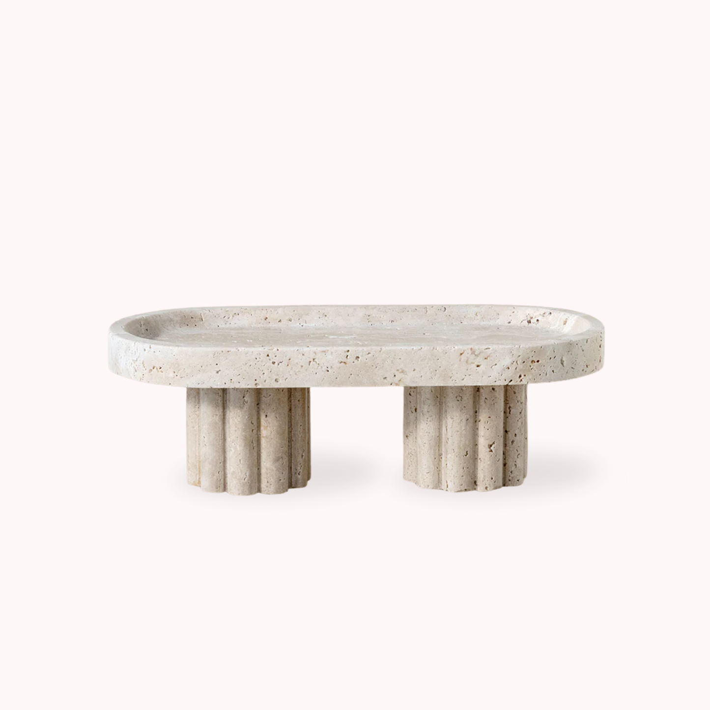 Bandeja Decorativa Estilo Marmol Travertino Greco