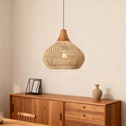 PREVENTA - Lámpara Colgante Rattan Claro Duna 50cm