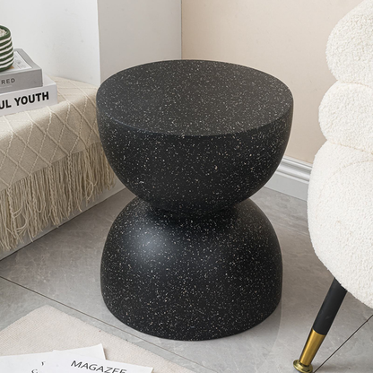 PREVENTA - Mesa Lateral Piedra Luna Tempus Negro