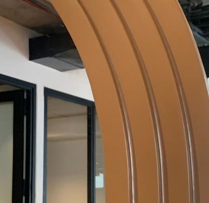 Espejo Arco Escalonado Café Cuerpo Entero 200x100cm