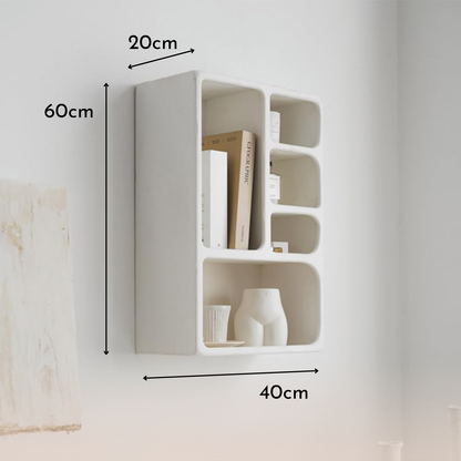 Repisa Organizador Geométrico Bogen Marfil