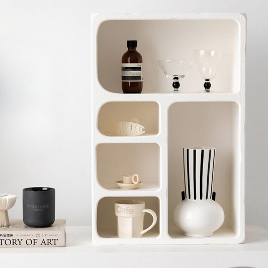 PREVENTA - Repisa Organizador Geométrico Bogen Marfil