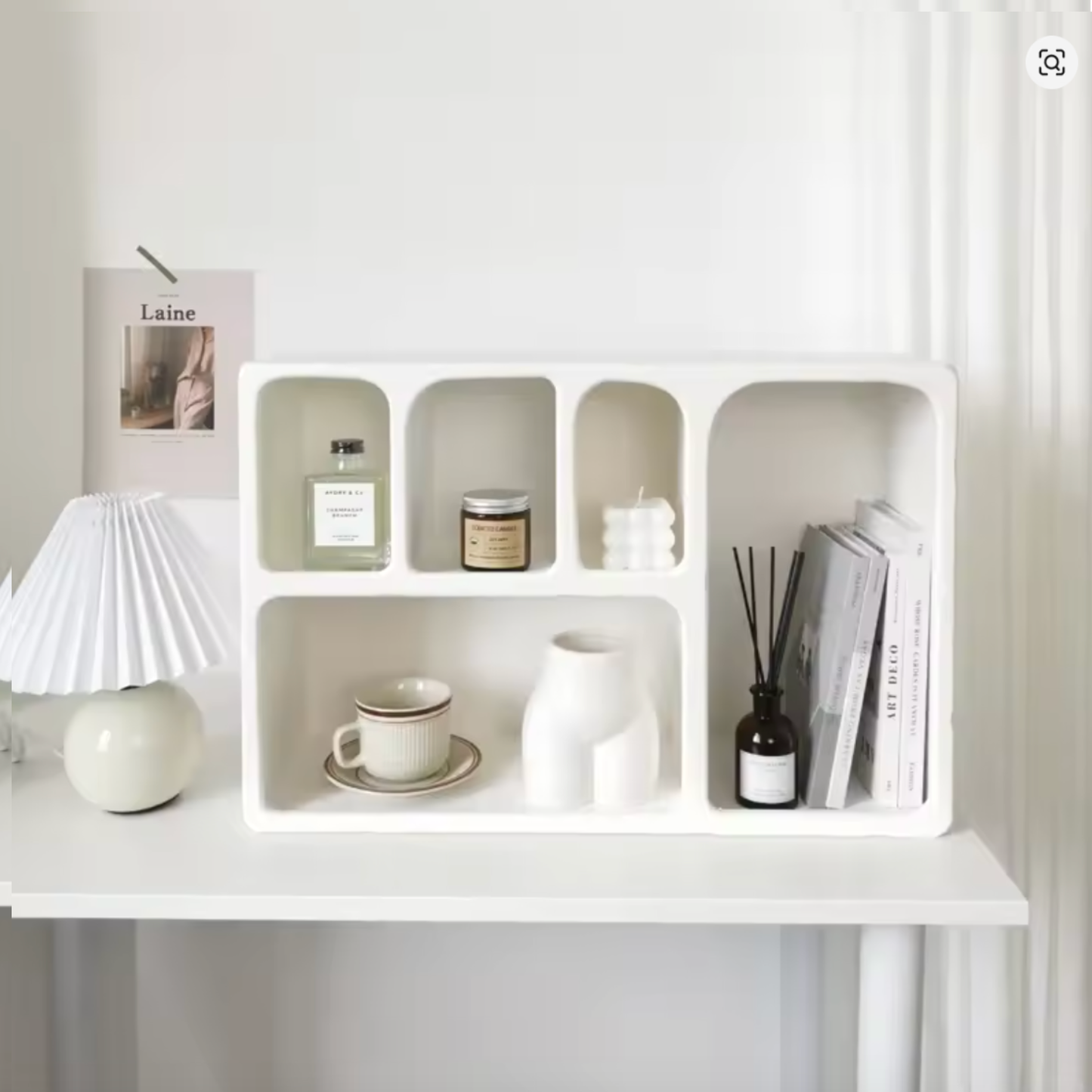 PREVENTA - Repisa Organizador Geométrico Bogen Negro