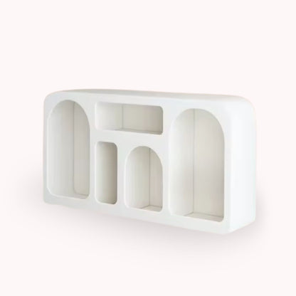 PREVENTA- Aparador Organizador Geométrico Bogen Marfil Mediano