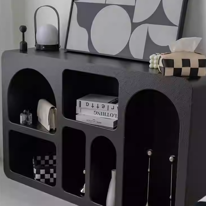 PREVENTA - Aparador Organizador Geométrico Bogen Negro Mediano