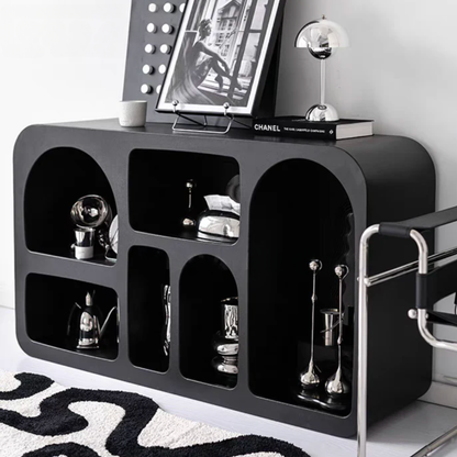 PREVENTA - Aparador Organizador Geométrico Bogen Negro Mediano