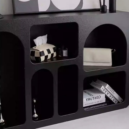 Aparador Organizador Geométrico Bogen Negro Mediano