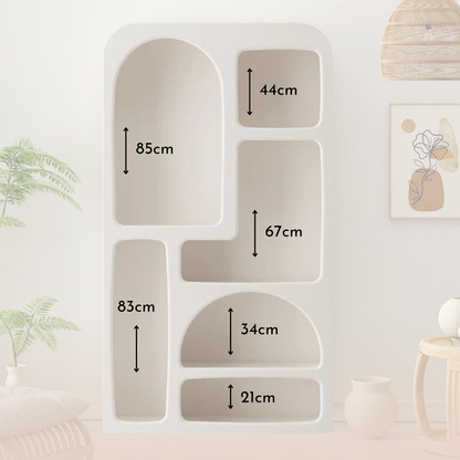 PREVENTA - Estante Organizador Geométrico Bogen Marfil Grande