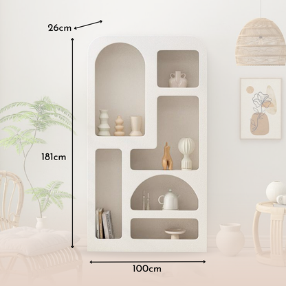PREVENTA - Estante Organizador Geométrico Bogen Marfil Grande