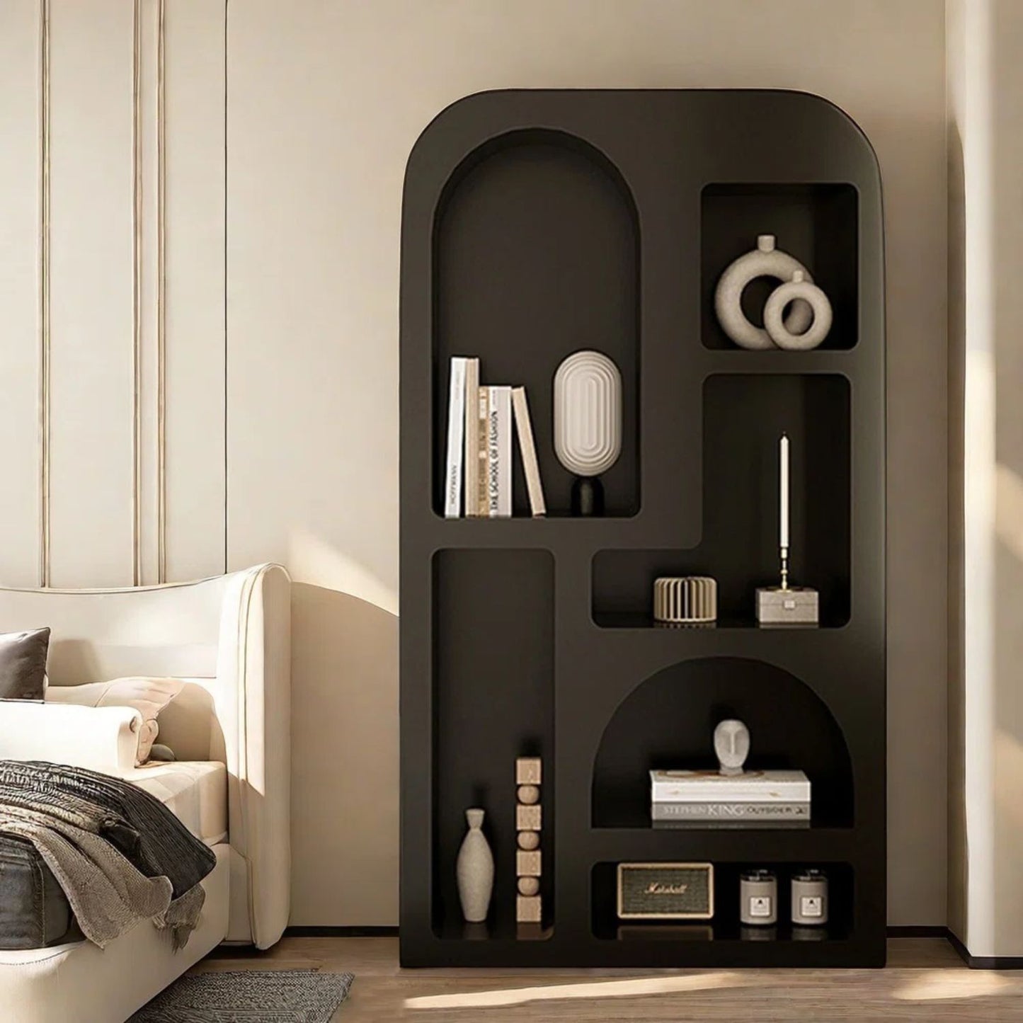 PREVENTA - Estante Organizador Geométrico Bogen Negro Grande