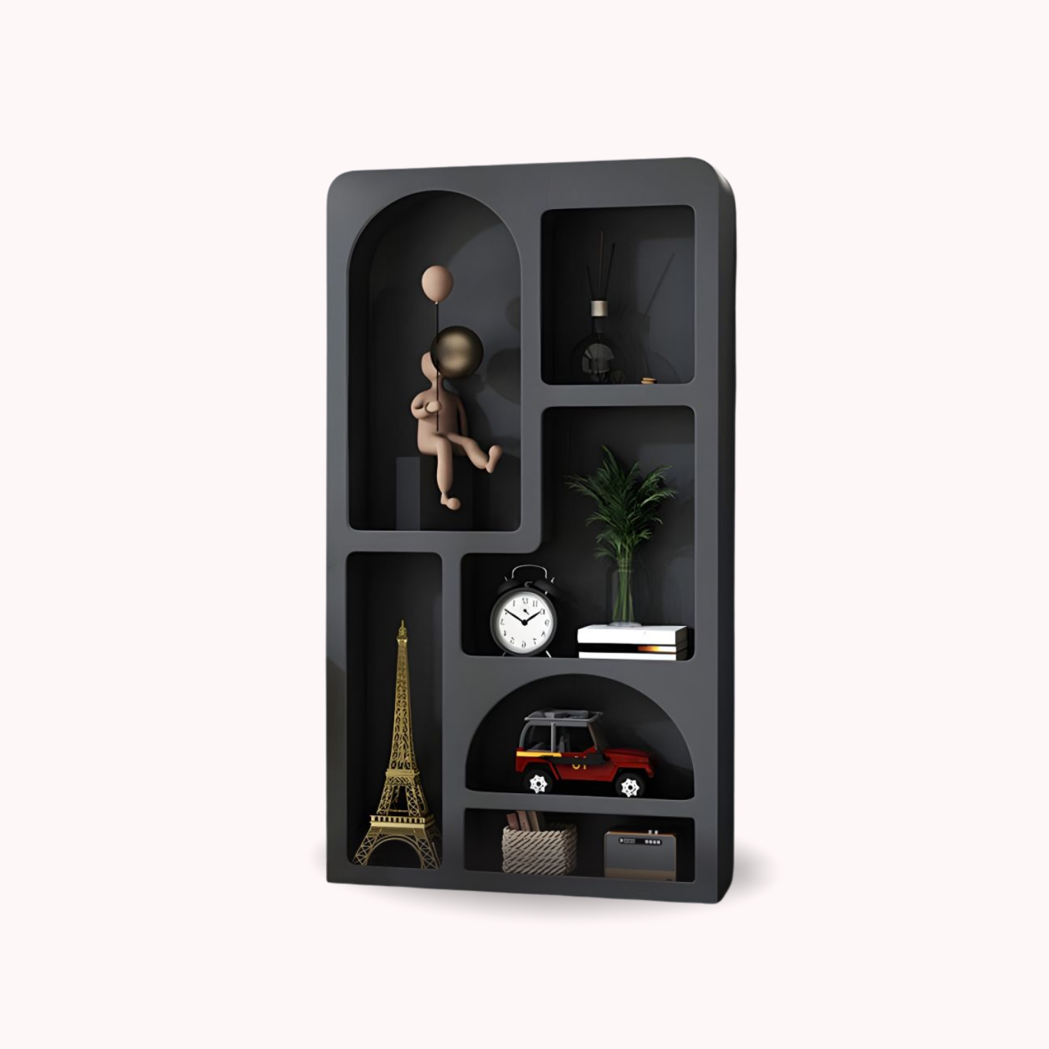PREVENTA - Estante Organizador Geométrico Bogen Negro Grande