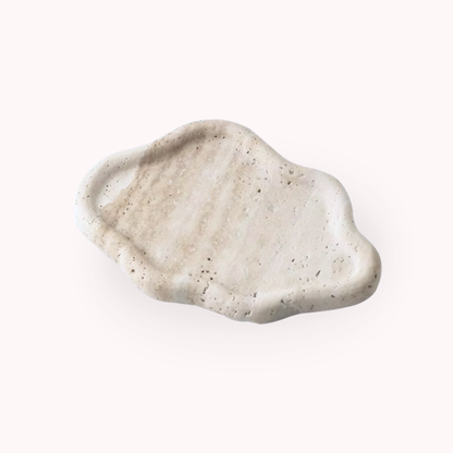PREVENTA - Bandeja de Piedra Irregular Cloud Travertino