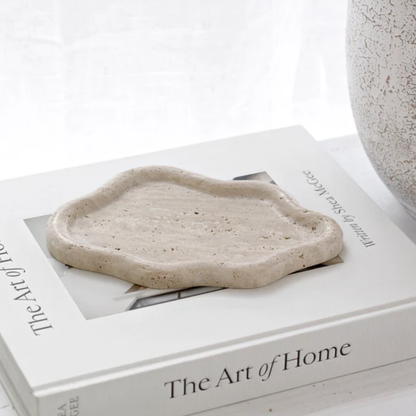 PREVENTA - Bandeja de Piedra Irregular Cloud Travertino
