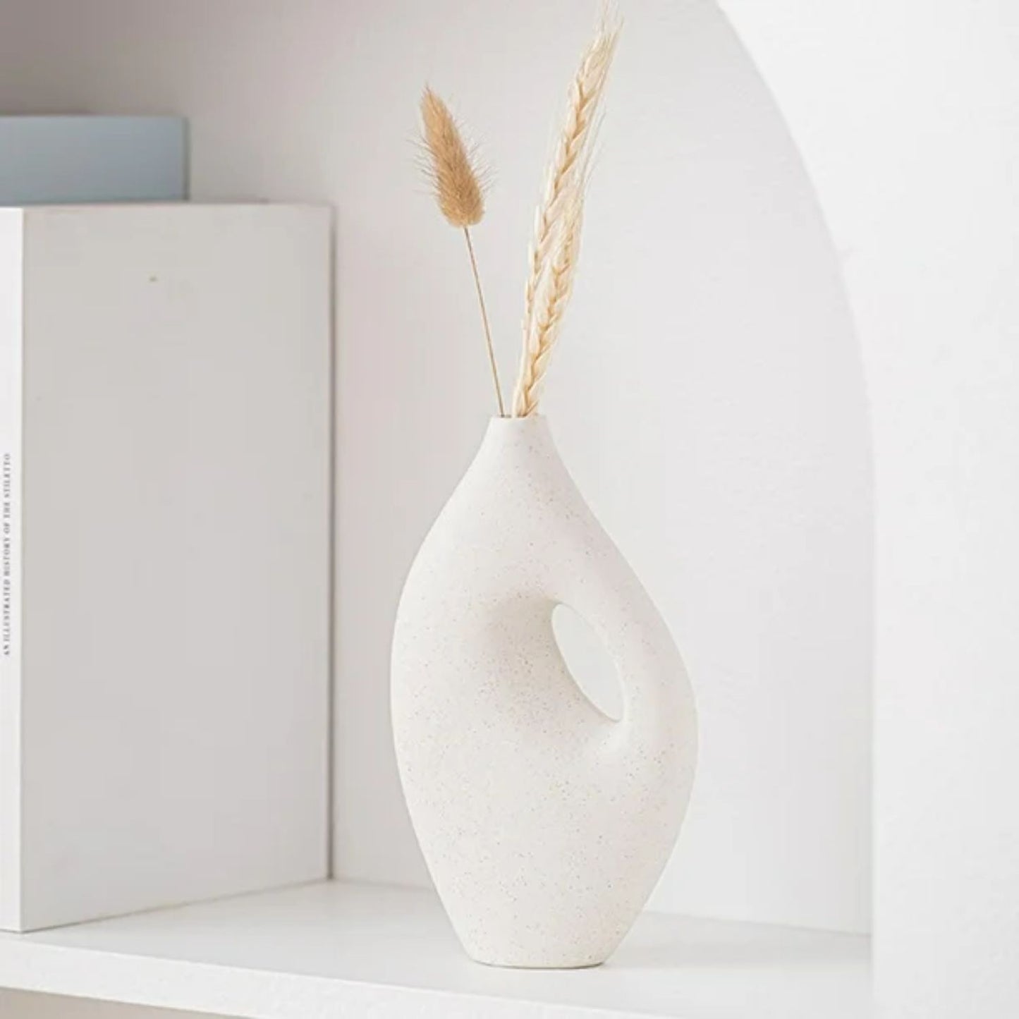 PREVENTA - Florero Nórdico Jarré Blanco