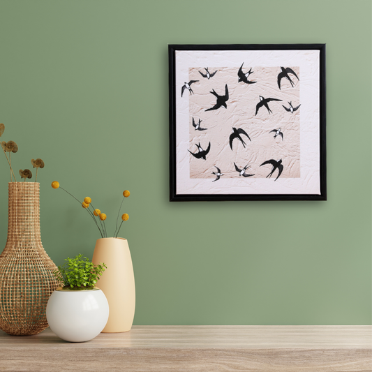 Cuadro Golondrinas al Vuelo