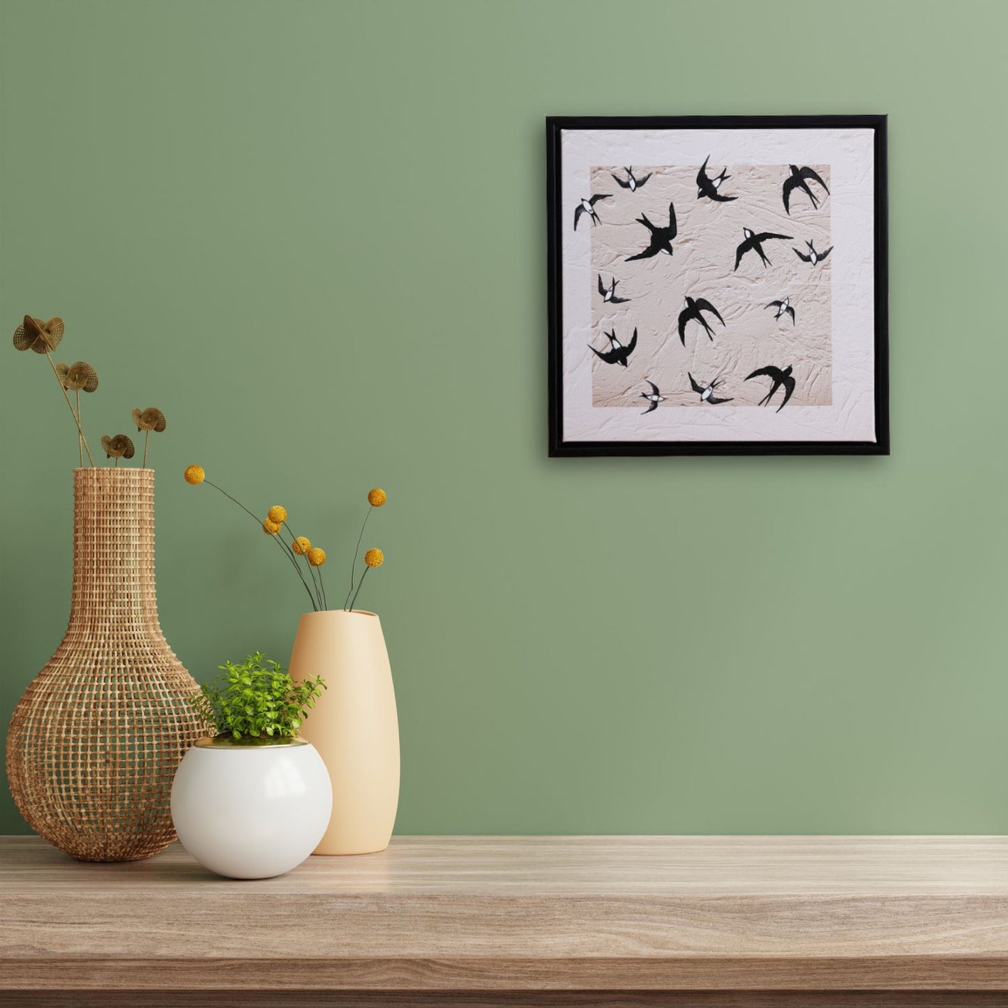 PREVENTA - Cuadro Golondrinas al Vuelo