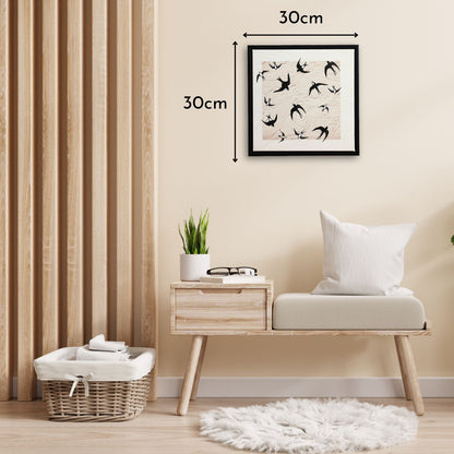 PREVENTA - Cuadro Golondrinas al Vuelo