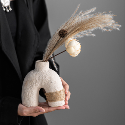 PREVENTA - Set 3 Floreros Cerámica Eco Terra