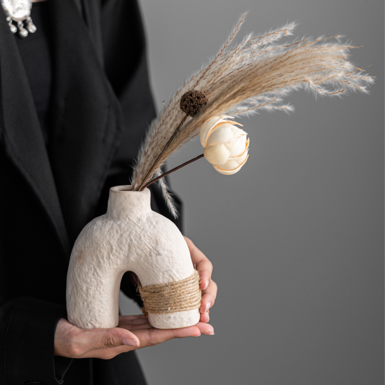 Set 3 Floreros Cerámica Eco Terra