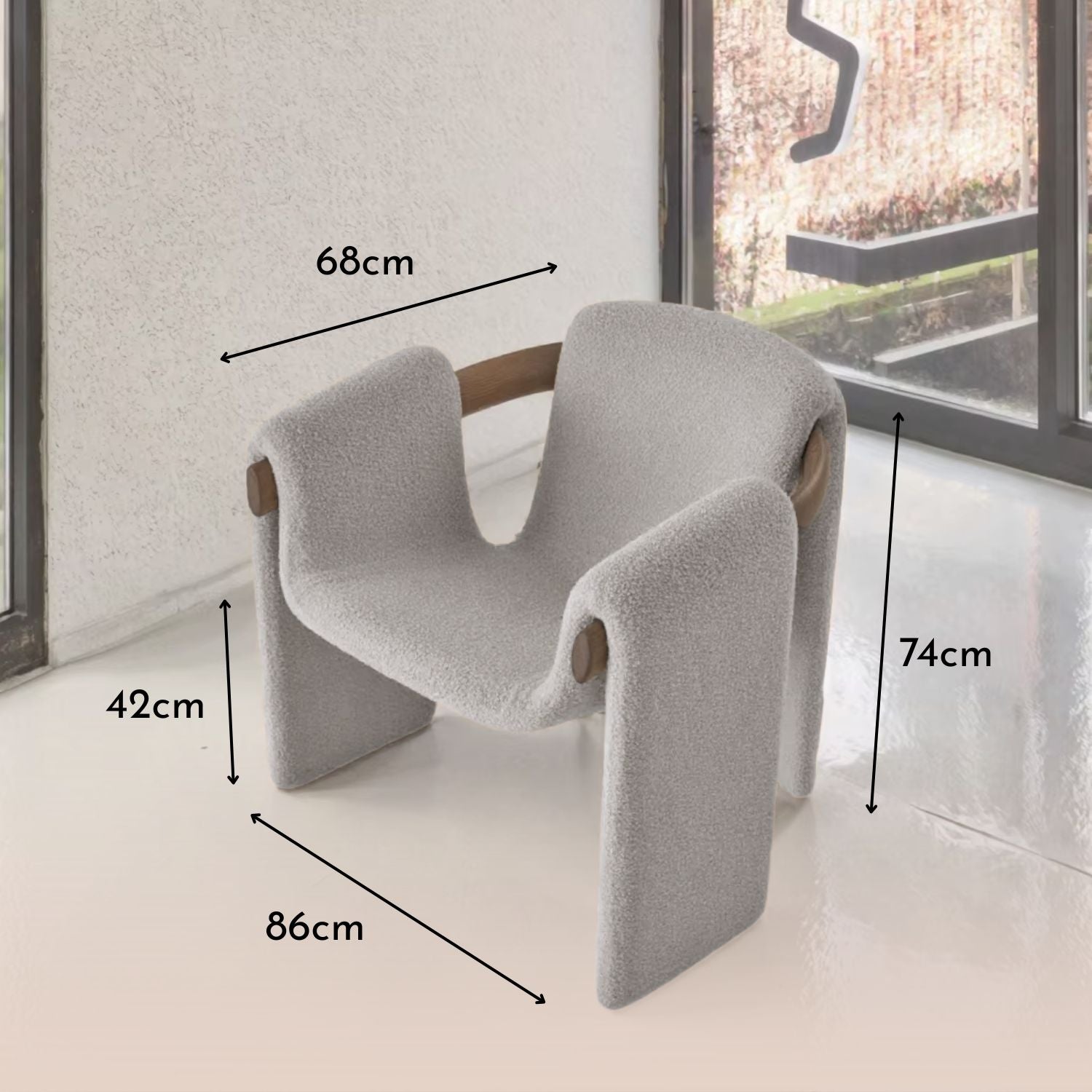 Poltrona Cozy Terciopelo