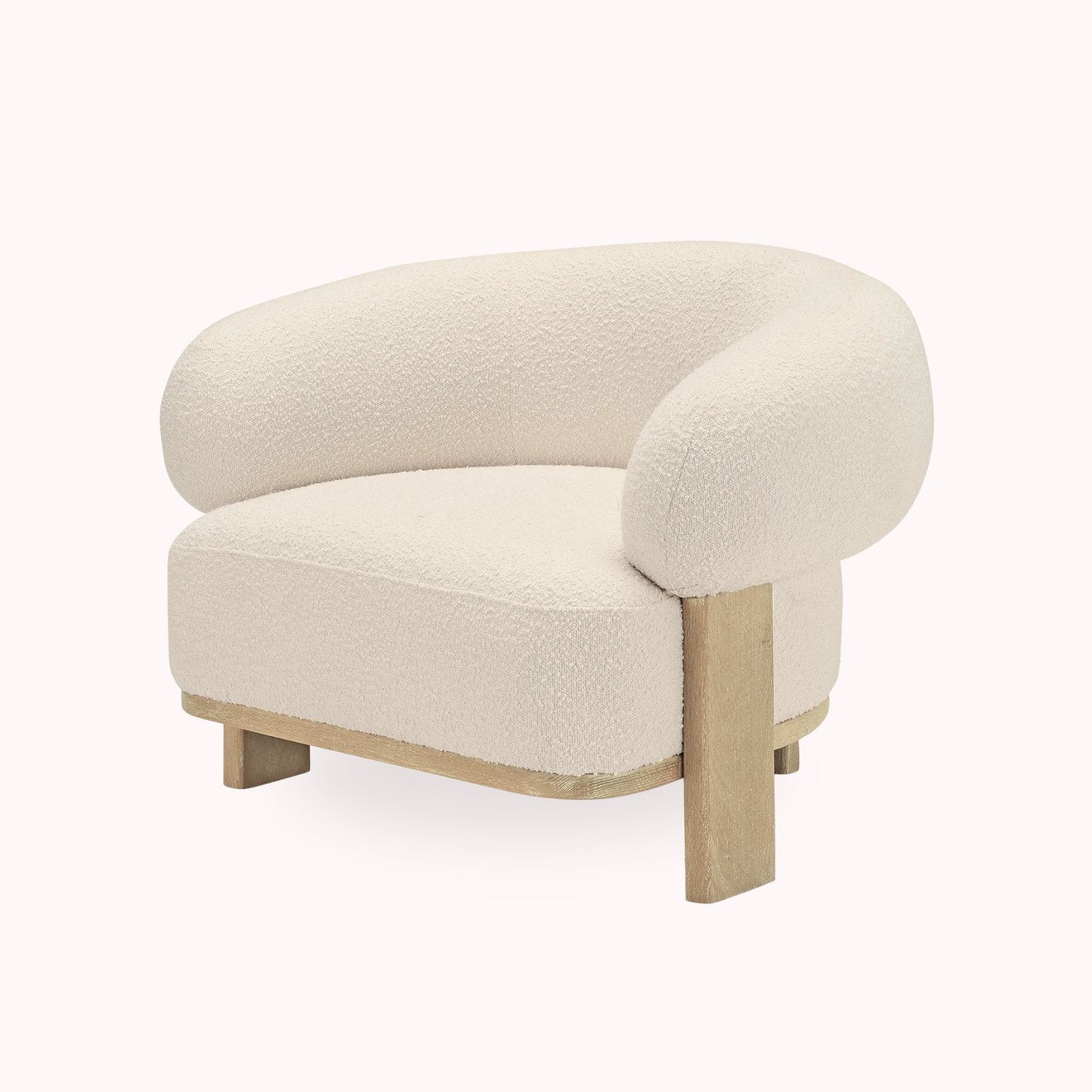 Sofá Poltrona Sessel Sherpa Crema