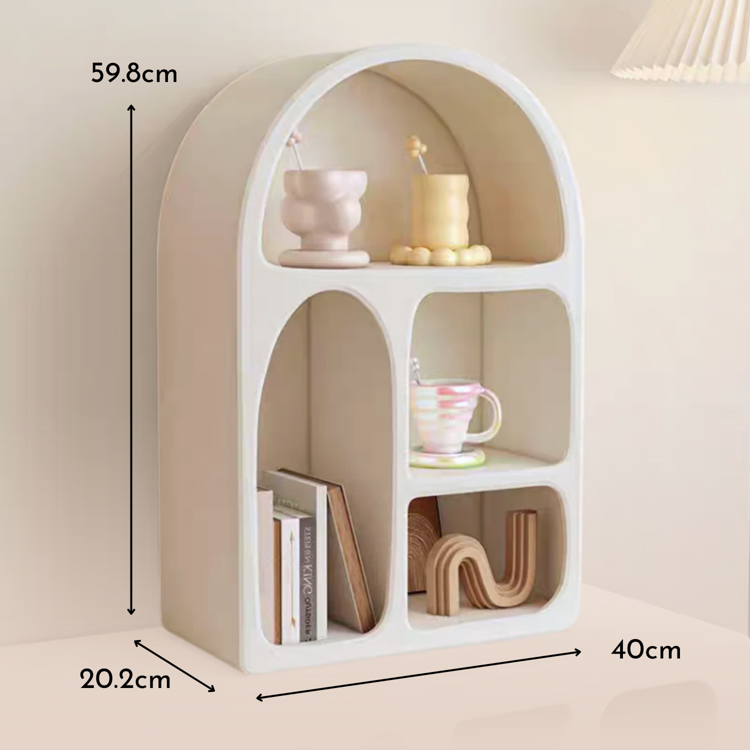 Estante Escandinavo Ivory Arch Medium