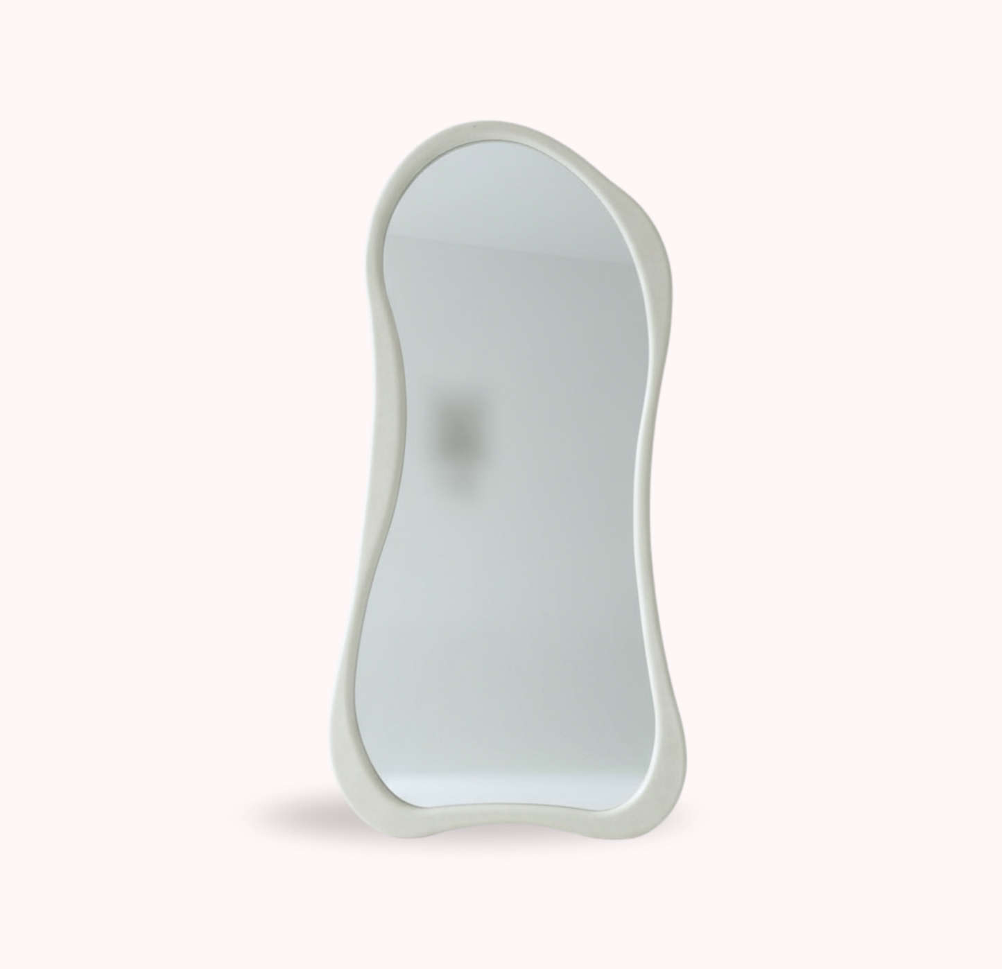 Espejo Asimetrico Cuerpo Entero Madera Blanco 180X80cm