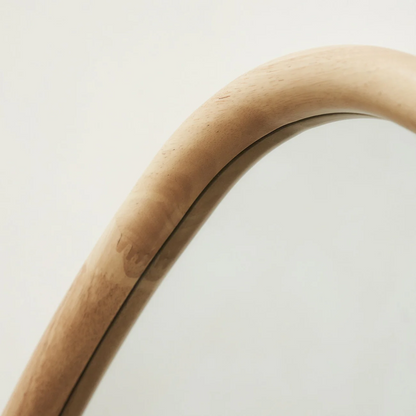 PREVENTA - Espejo Irregular Cuerpo Entero Madera Color Abedul 180x80cm