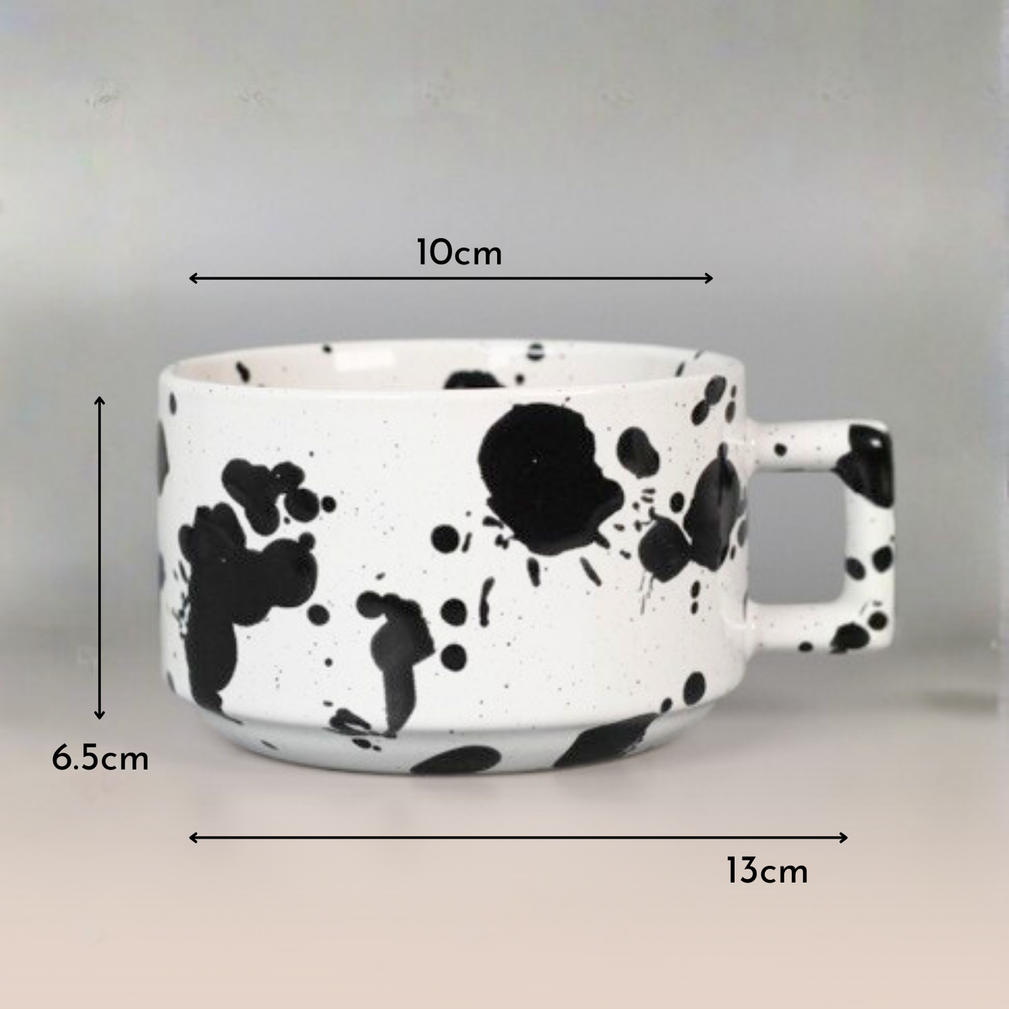 PREVENTA - Taza de Cerámica Cow Paint 250ml