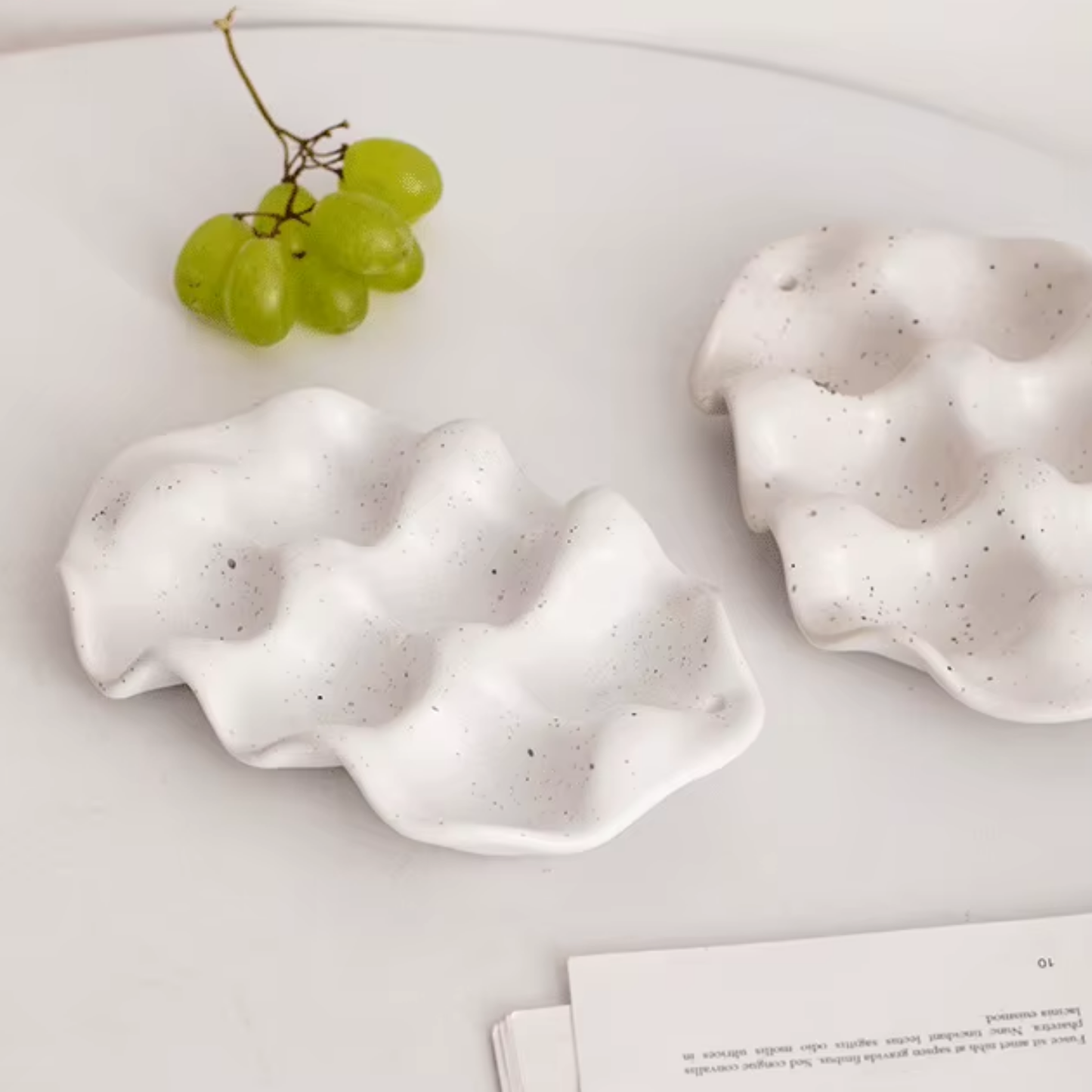 PREVENTA - Huevera de Cerámica Minimalista 6 unidades