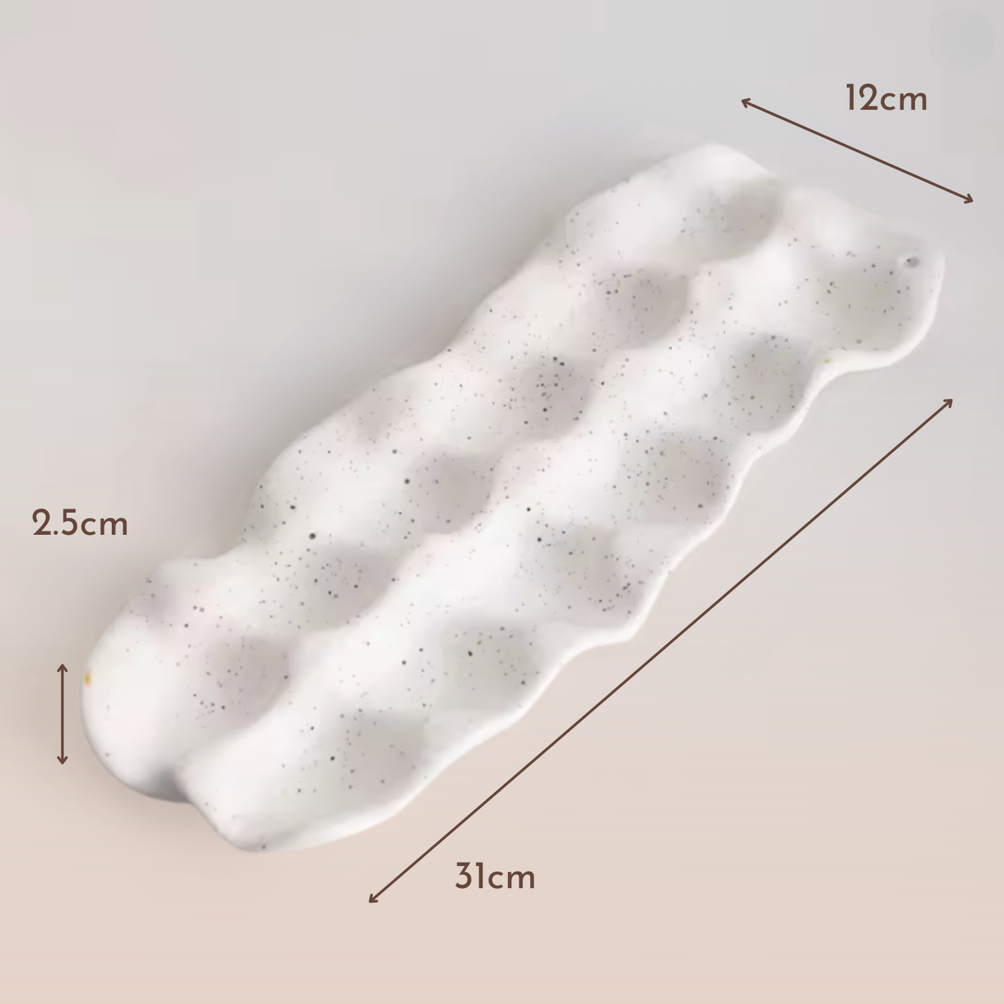 PREVENTA - Huevera de Cerámica Minimalista 12 unidades