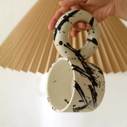 PREVENTA - Tazon Mug Cerámica Tinta Donuts 350ml