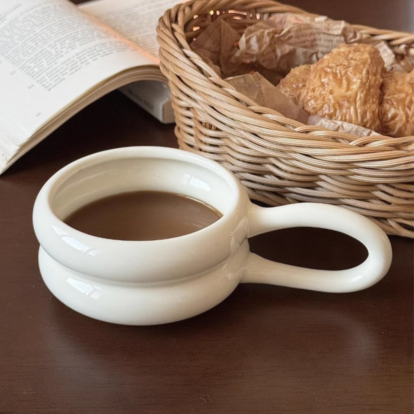 PREVENTA - Taza de Cerámica Bubba White 250 ml