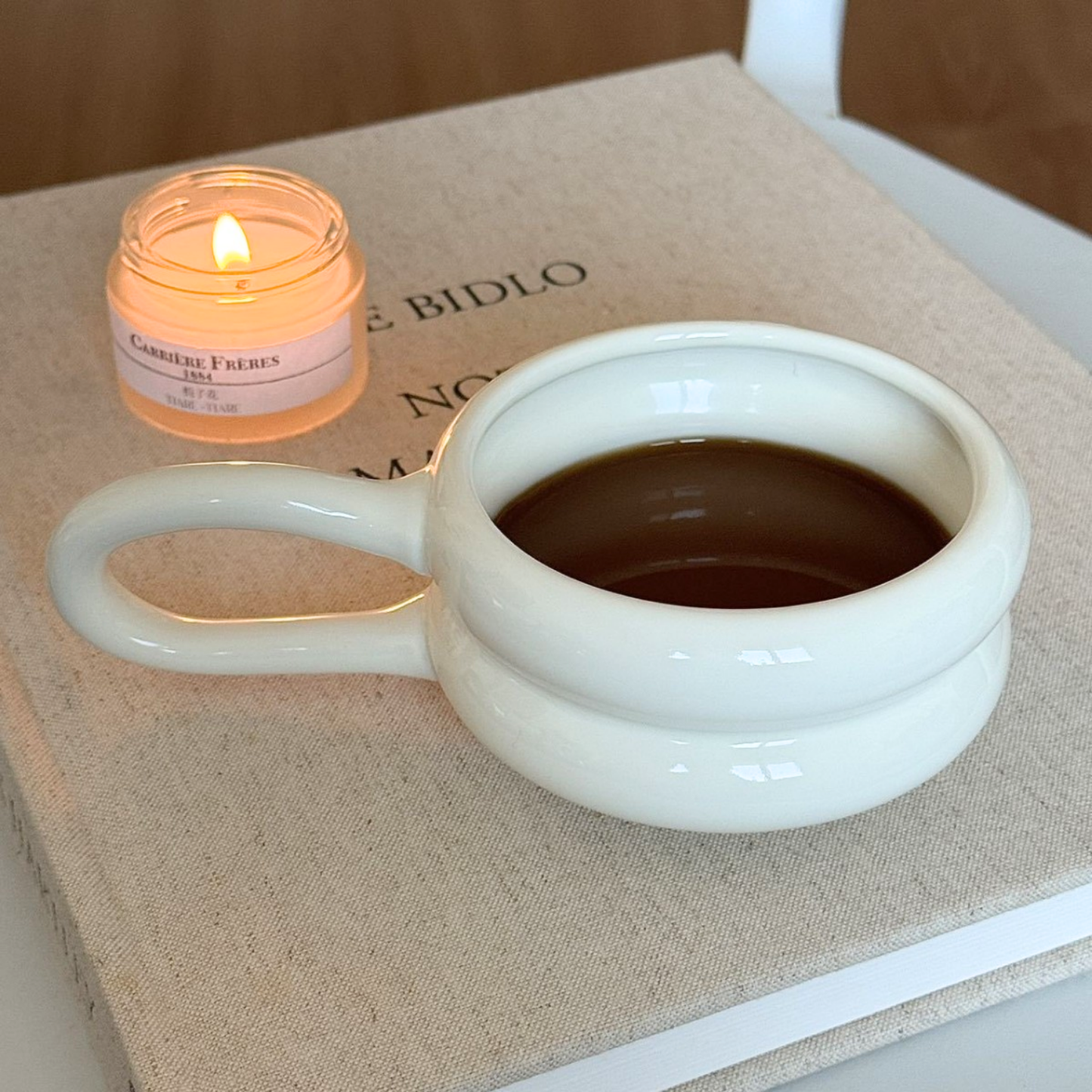 PREVENTA - Taza de Cerámica Bubba White 250 ml