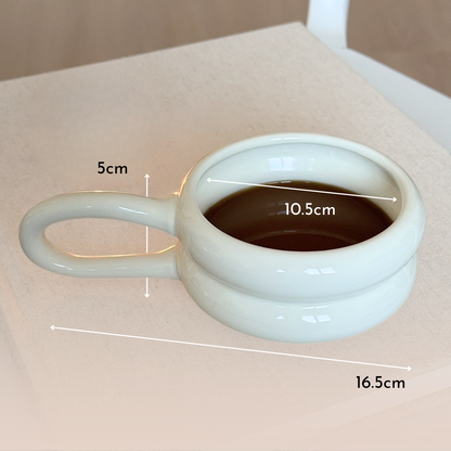 PREVENTA - Taza de Cerámica Bubba White 250 ml