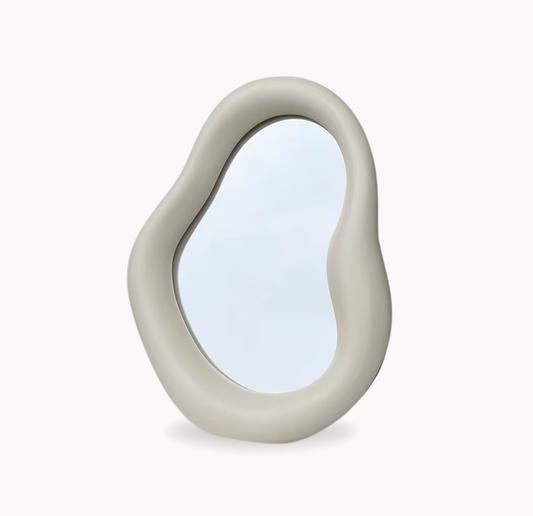 Espejo Irregular Marfil Tocador & Deco