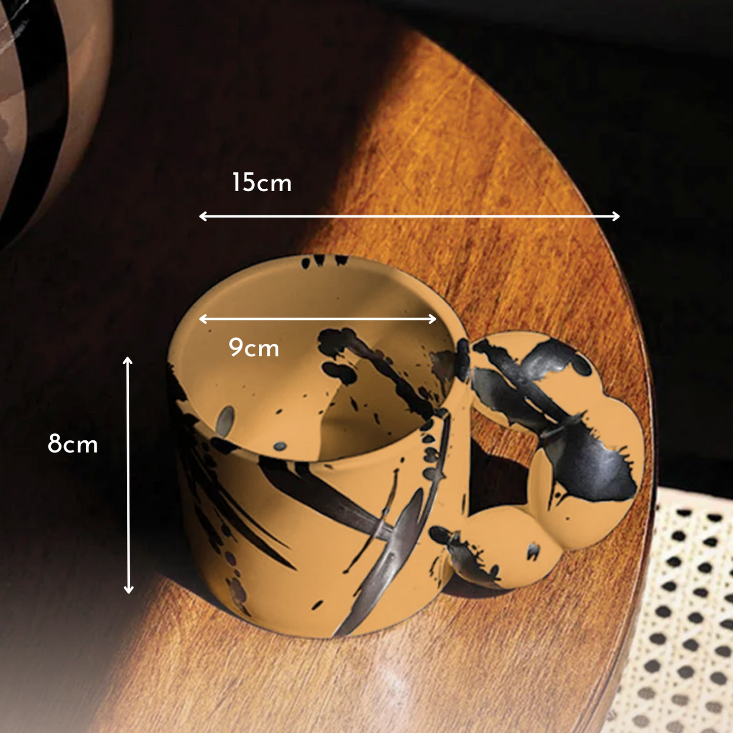 Tazon Mug Cerámica Tinta Caramel 280ml