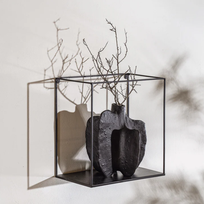 Escultura Deco Jarron Pimiento Negro