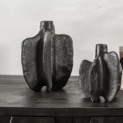 Escultura Deco Jarron Pimiento Negro