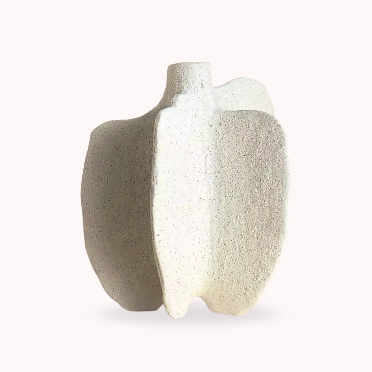 Escultura Deco Jarron Pimiento Blanco