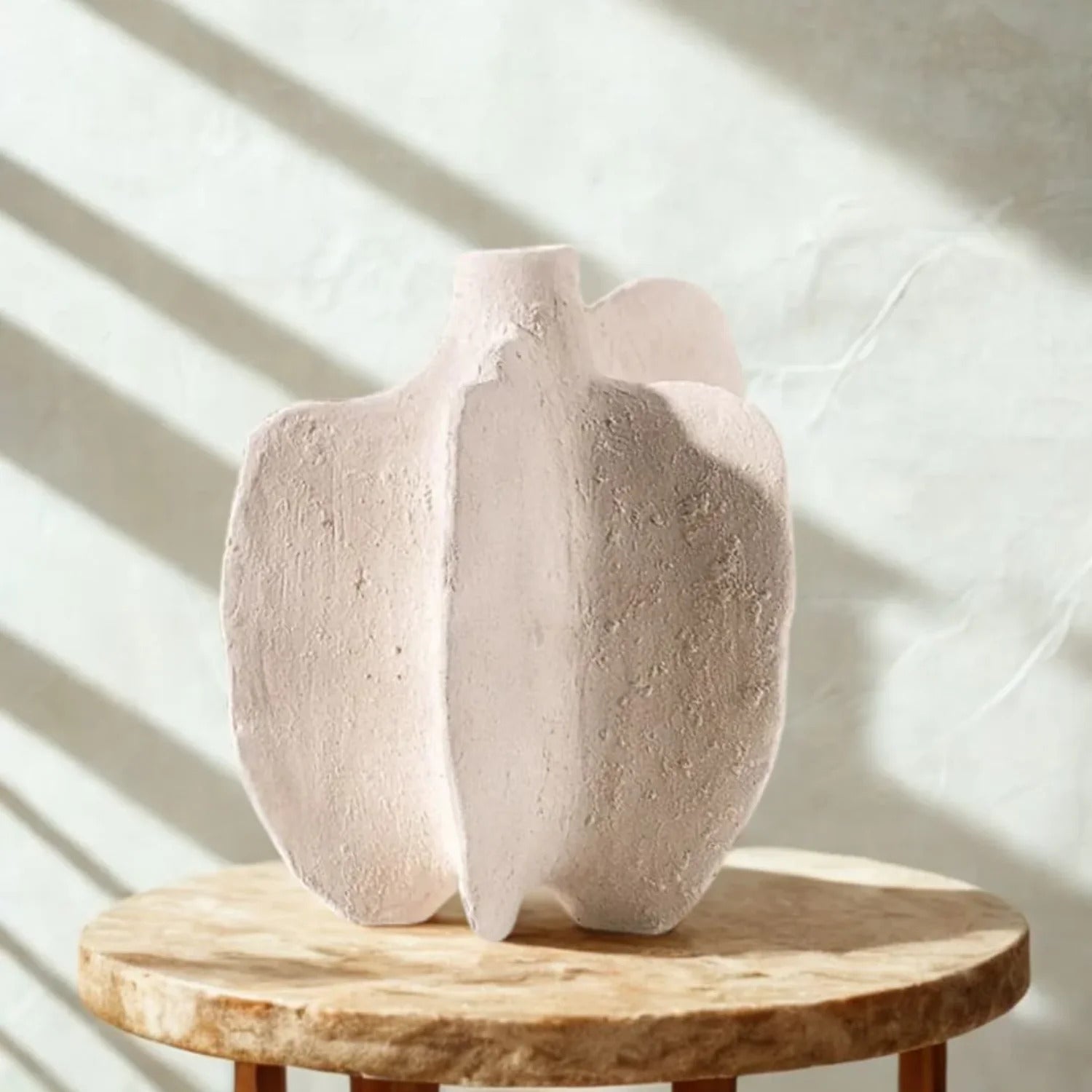 Escultura Deco Jarron Pimiento Blanco