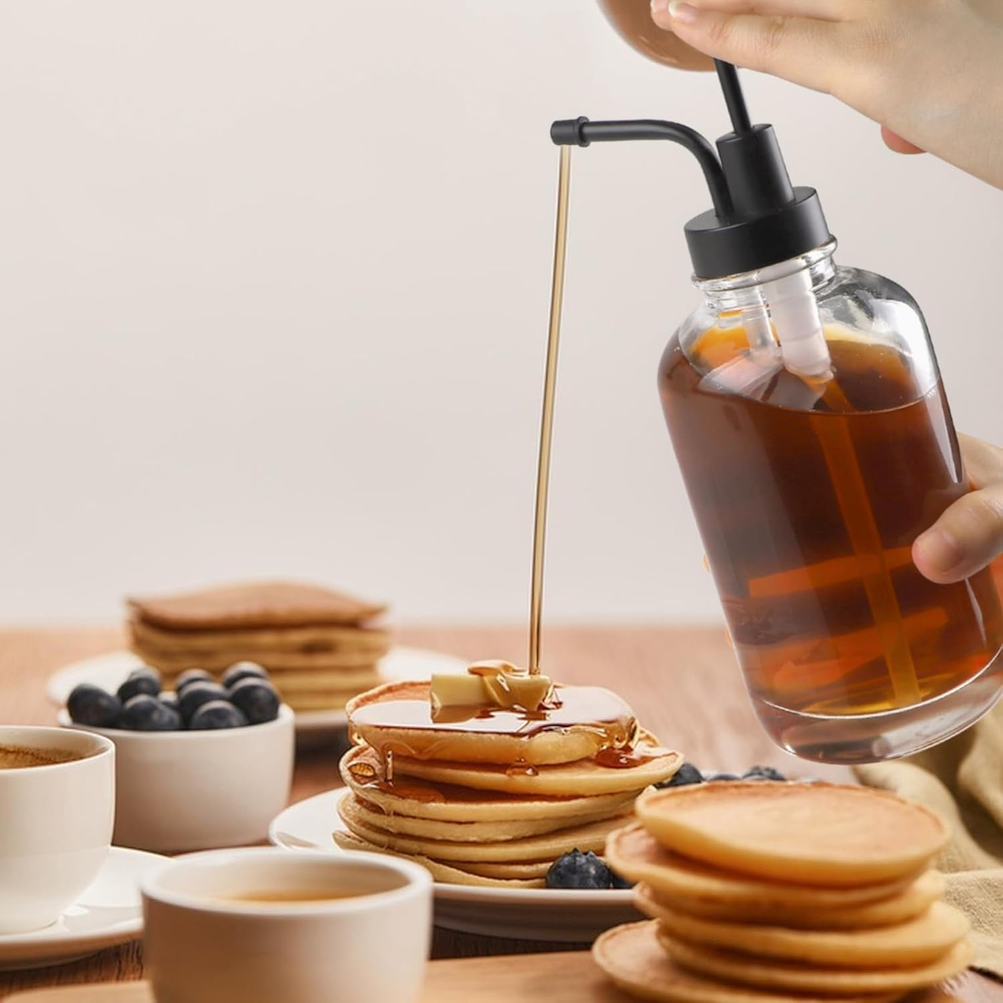 PREVENTA - Dispensadores de Vidrio 500ml Botella Luxe Set 2un Negro