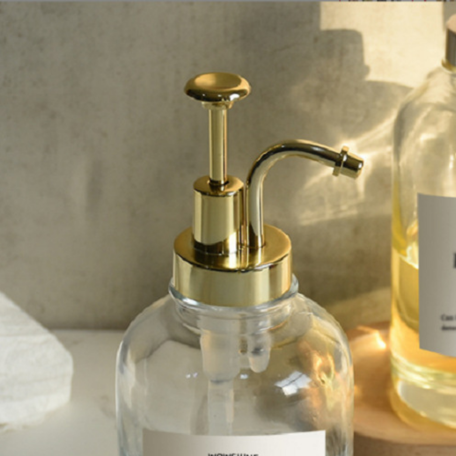 Dispensadores de Vidrio 500ml Botella Luxe Set 2