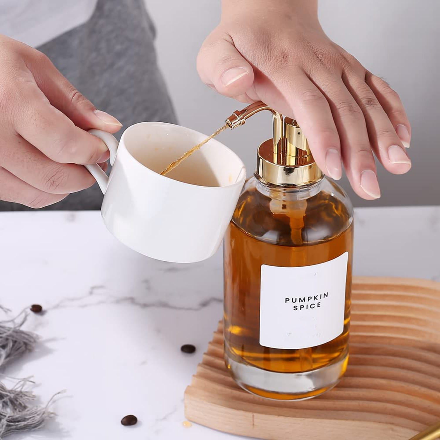 Dispensadores de Vidrio 500ml Botella Luxe Set 2