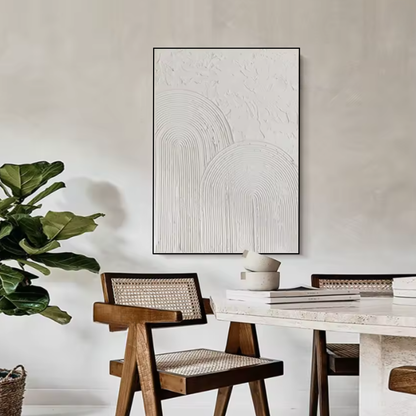 PREVENTA - Cuadro Textura Acrílico Arte Minimalista 70x50cm