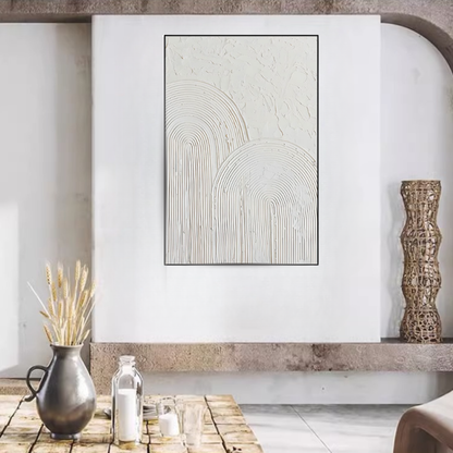 PREVENTA - Cuadro Textura Acrílico Arte Minimalista 70x50cm