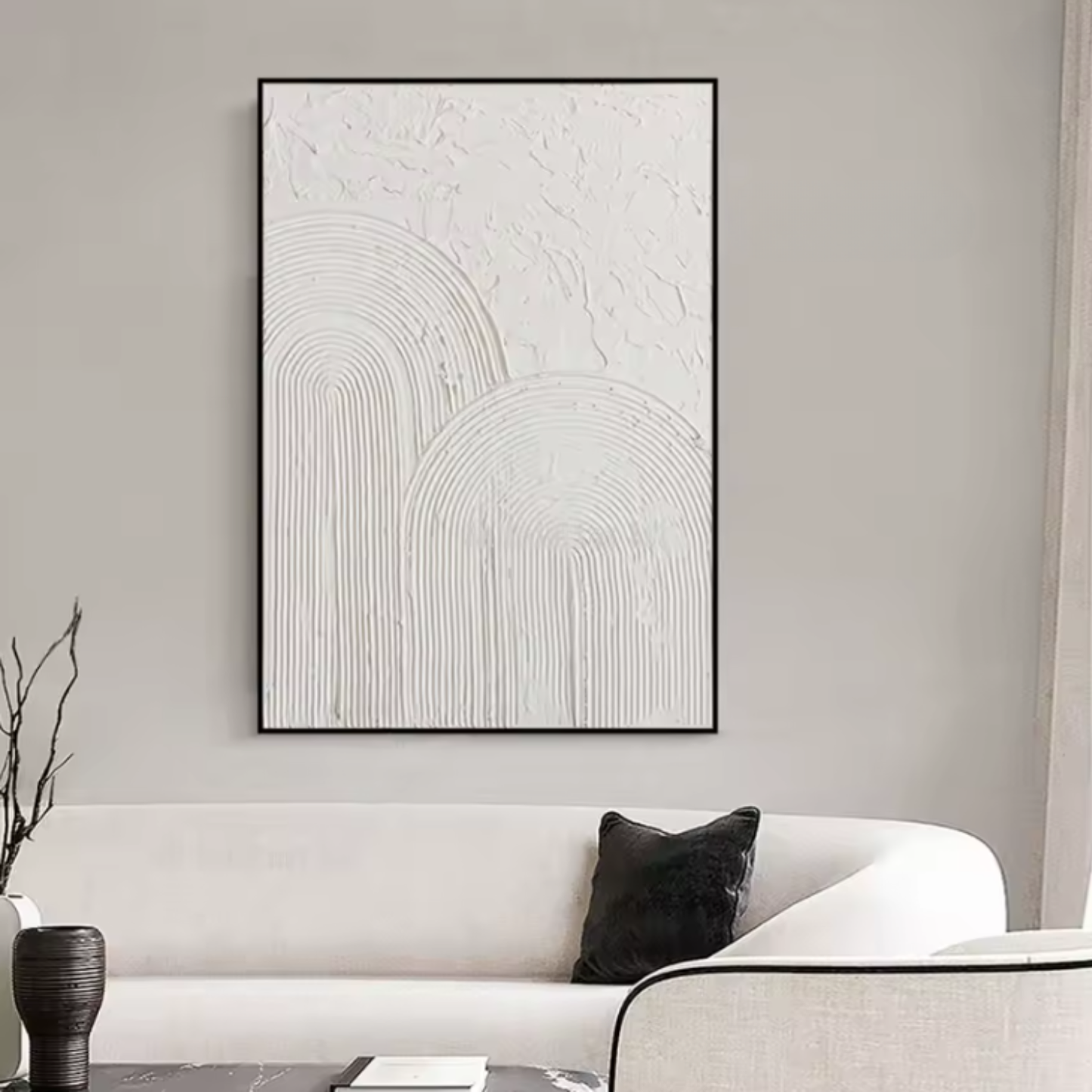 Cuadro Textura Acrílico Arte Minimalista 70x50cm