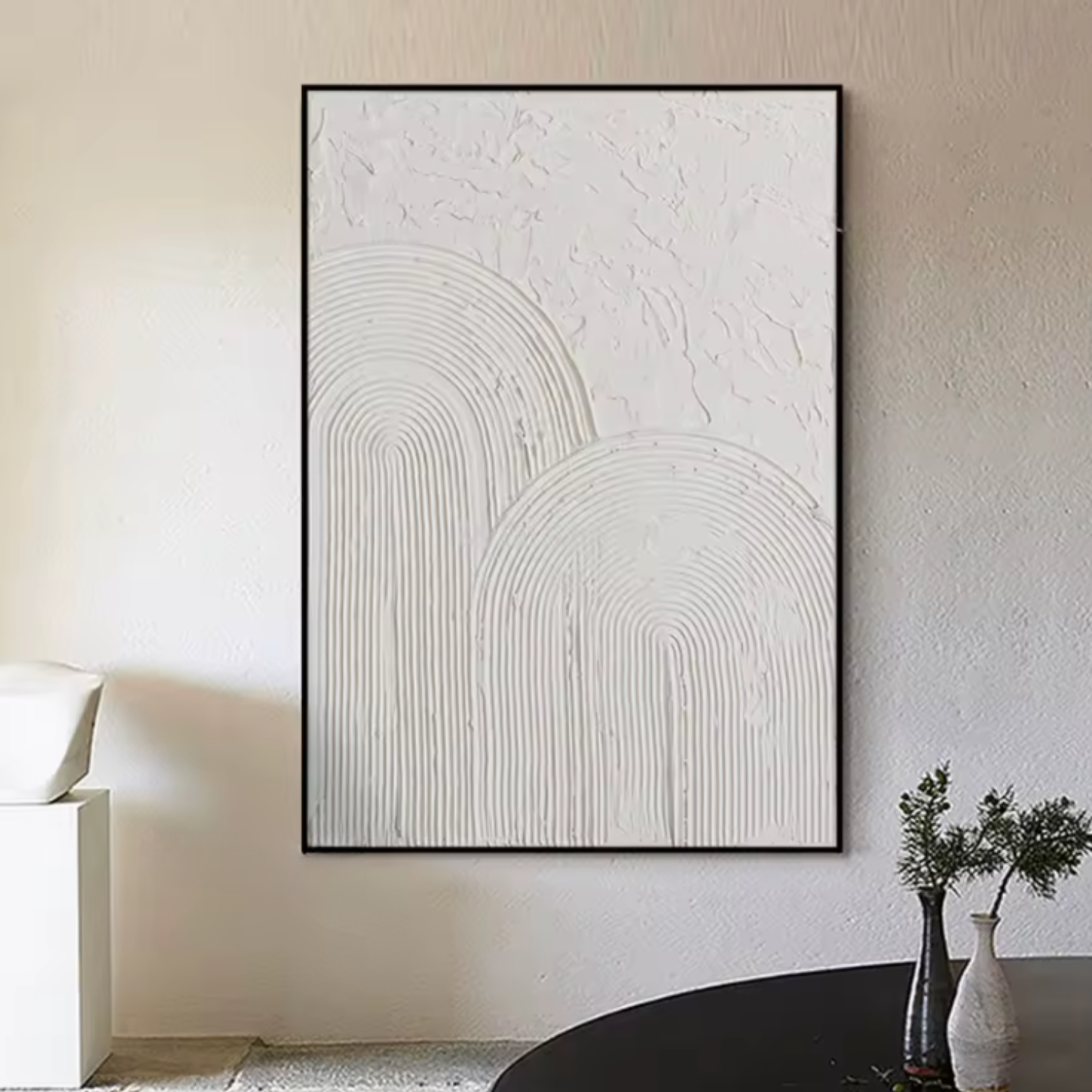 PREVENTA - Cuadro Textura Acrílico Arte Minimalista 70x50cm