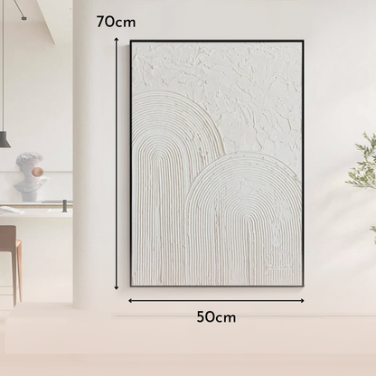 PREVENTA - Cuadro Textura Acrílico Arte Minimalista 70x50cm